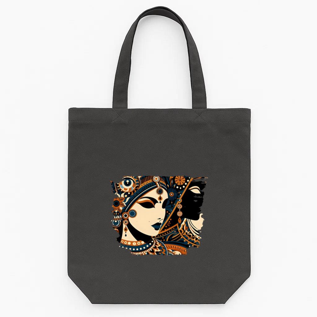 Joy Calm Simple Tote Canvas Bag