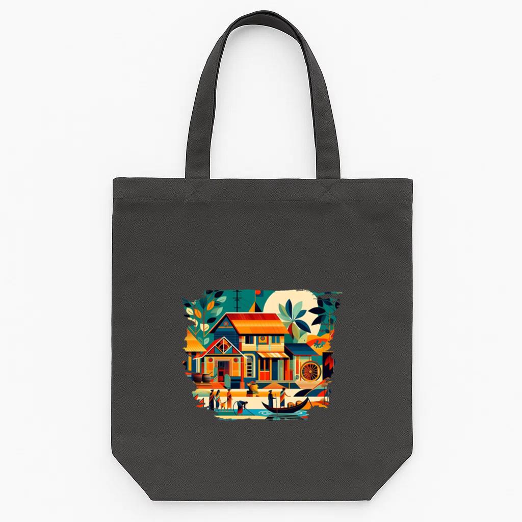 Joy Kind Cool Tote Canvas Bag