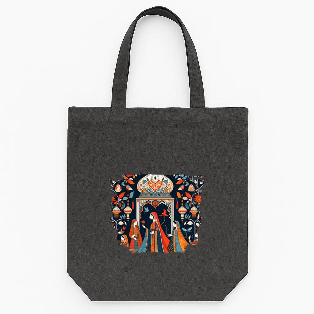 Ocean Calm Vintage Tote Canvas Bag