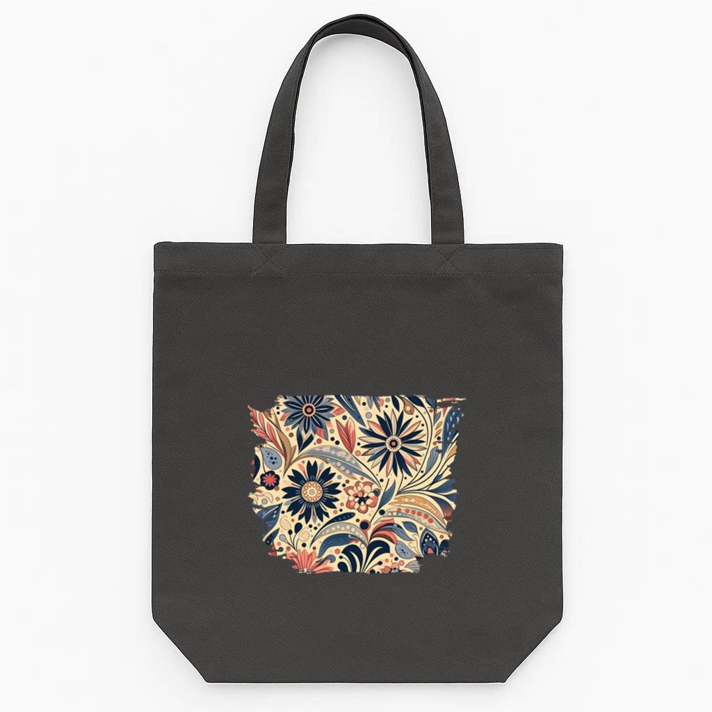 Sky Happy Warm Tote Canvas Bag