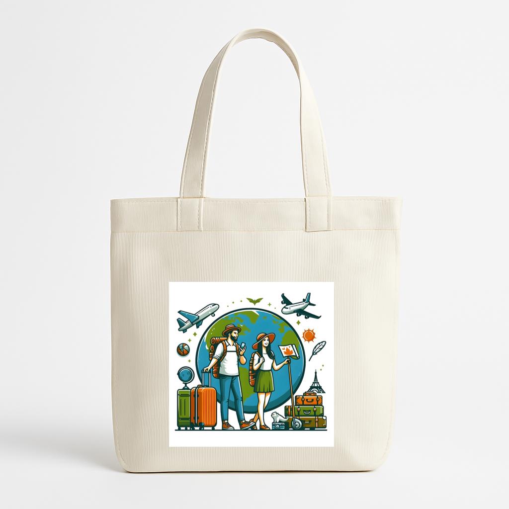 teeniediary Harmony Glowing Canvas Tote Bag