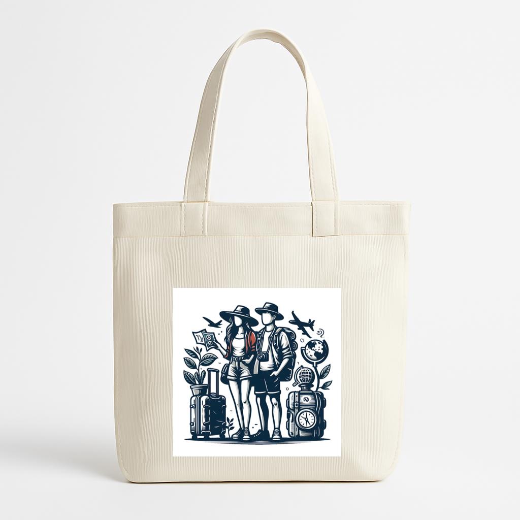 teeniediary Jolly Breezy Canvas Tote Bag