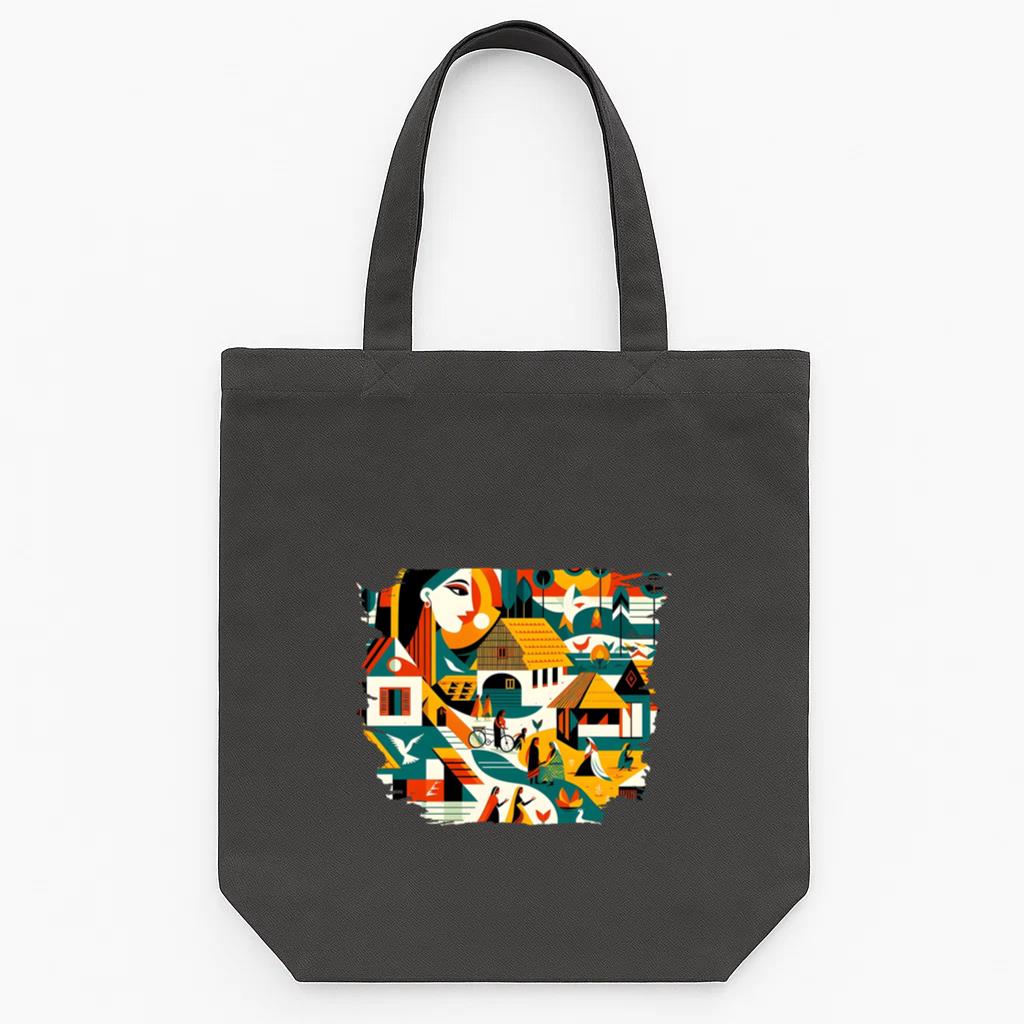 Wonder Vibrant Bold Tote Canvas Bag