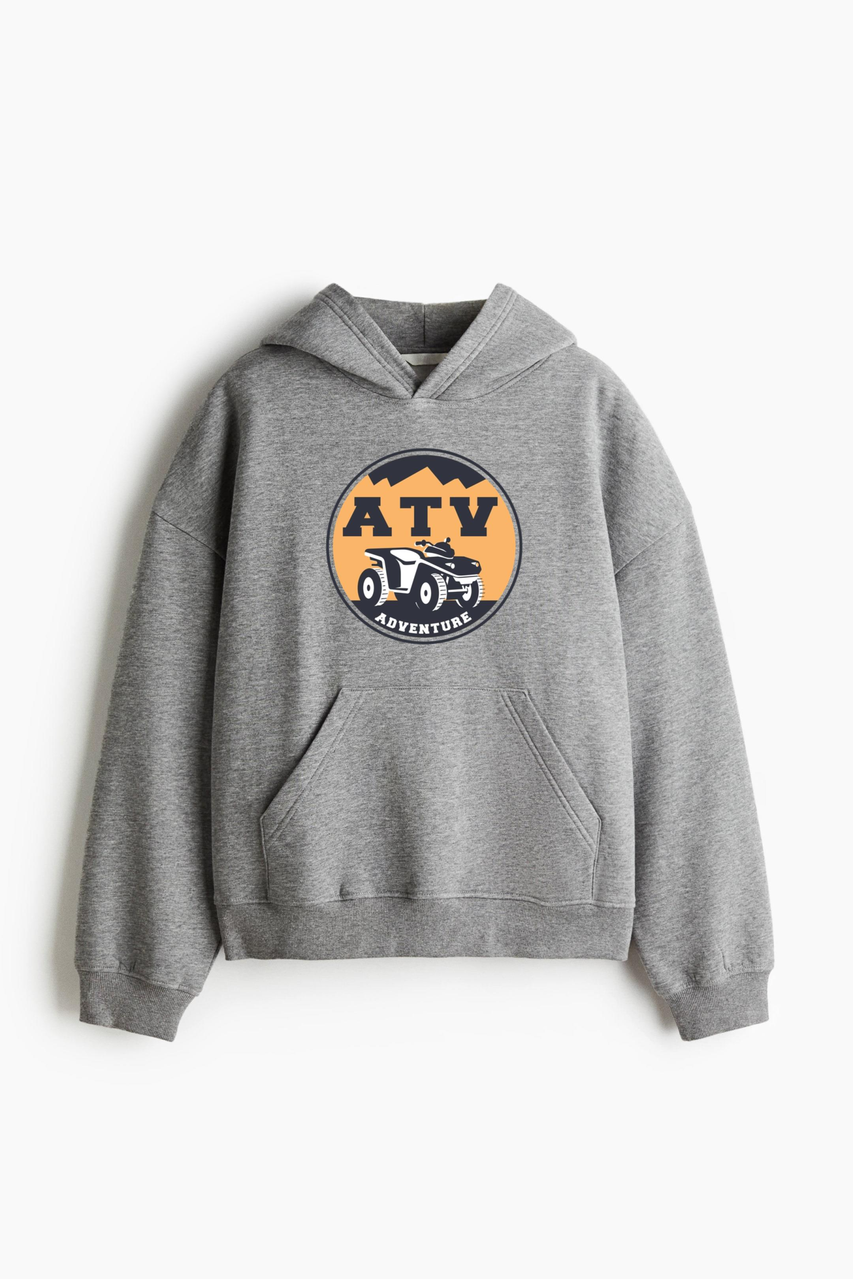 Atv Adventure Badge Classic Unisex Hoodie