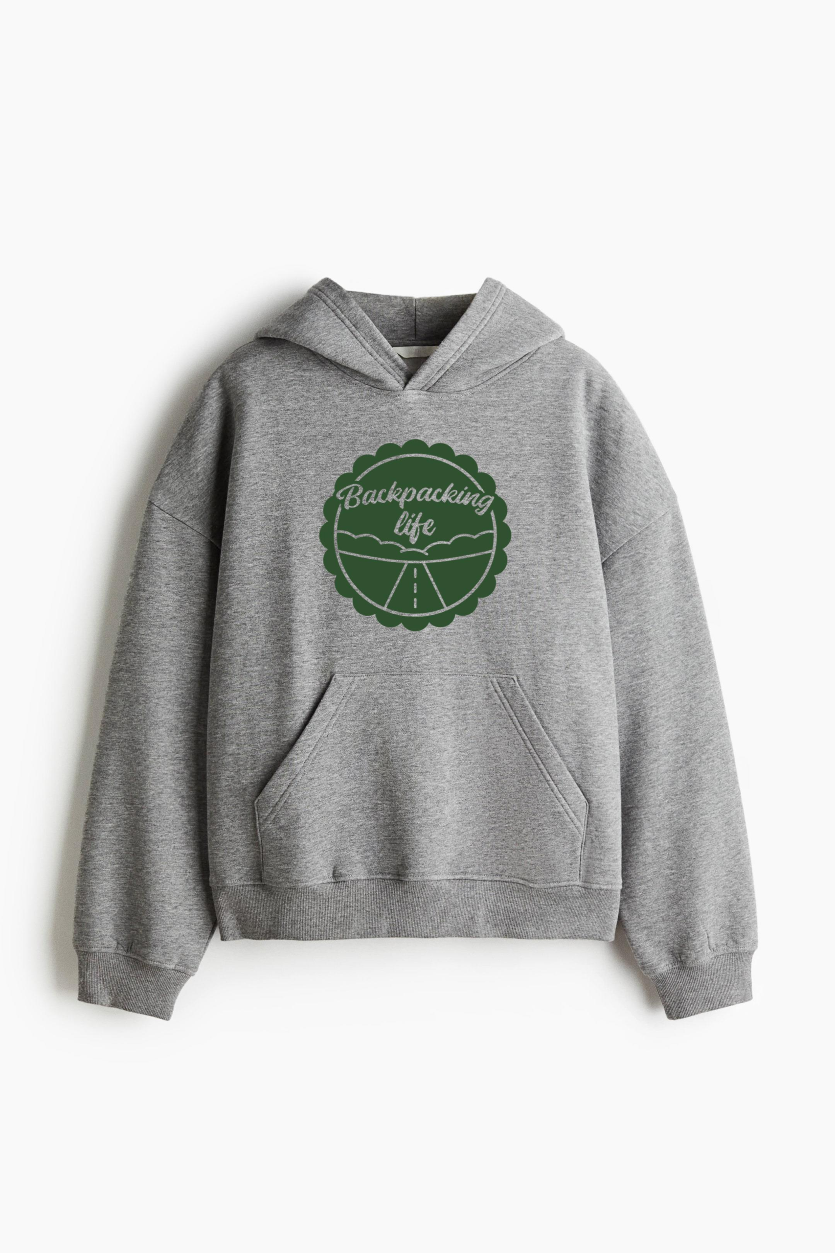 Backpacking Life Road Badge Classic Unisex Hoodie